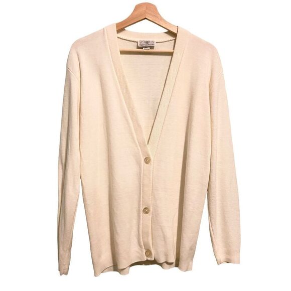 Vintage Spring Seasons Made in USA Front Button Cardigan ***SEE MEASUREMENTS*** - Picture 3 of 7